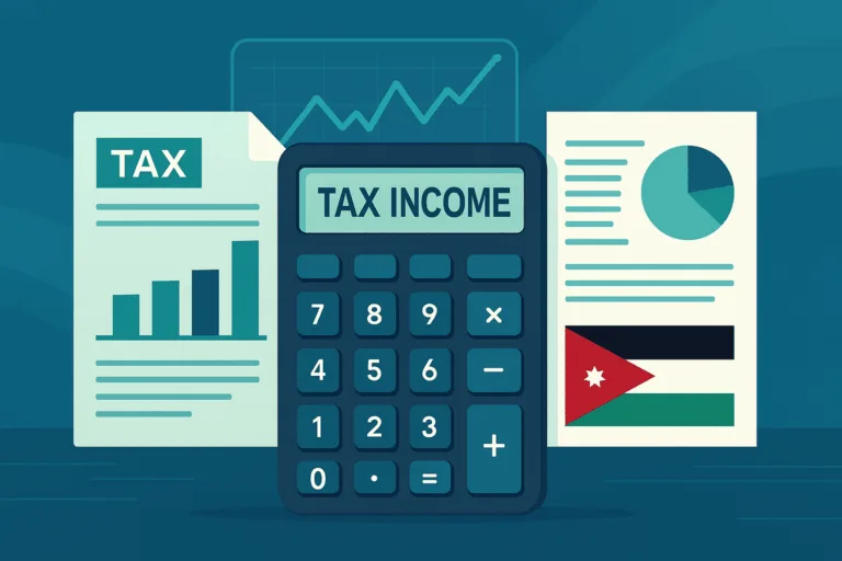 حساب ضريبة الدخل في الأردن