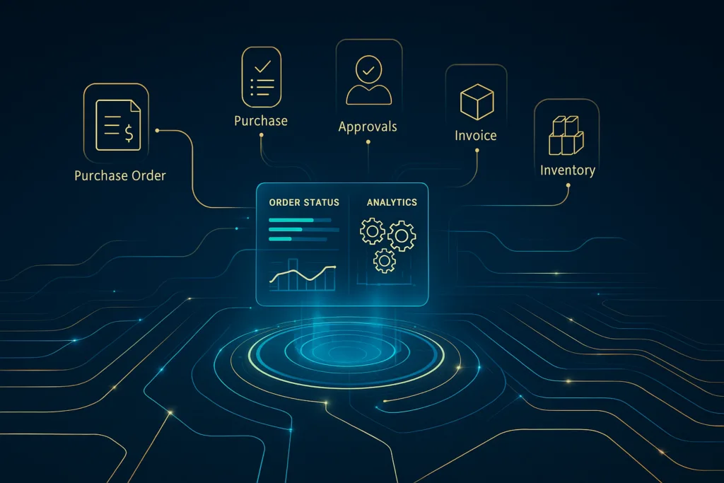 إدارة الطلبات والمشتريات رقميًا