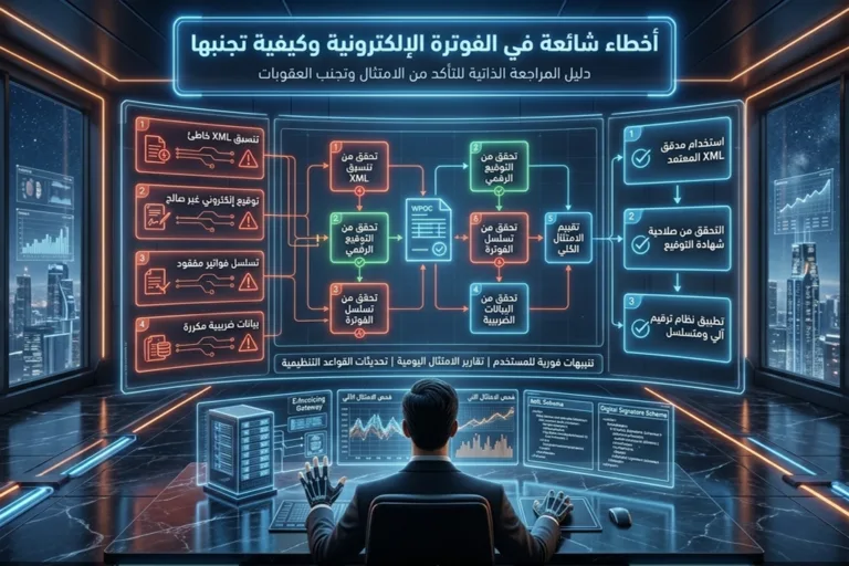 أخطاء شائعة في الفوترة الإلكترونية وكيف تتجنبها